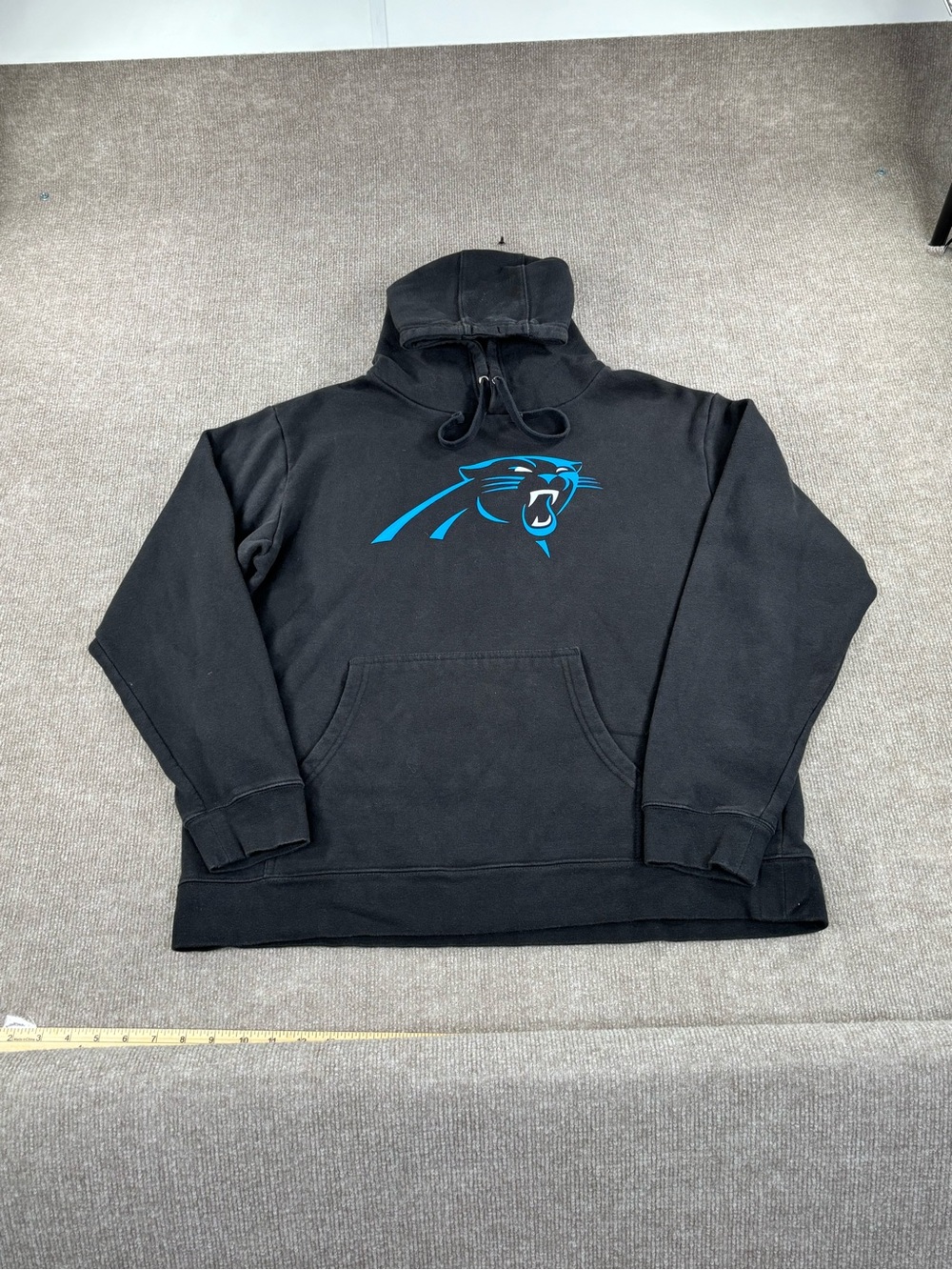 Carolina Panthers Hoodie Mens XL Black NFL Pro Line Pullover Fanatics